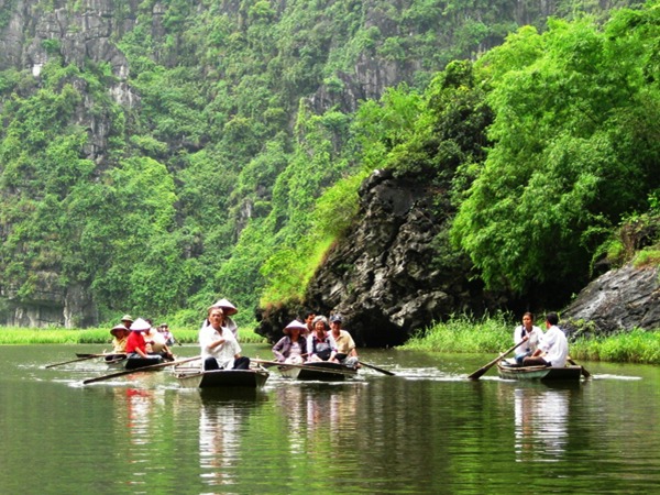 Roeien in het prachtige Vietnam