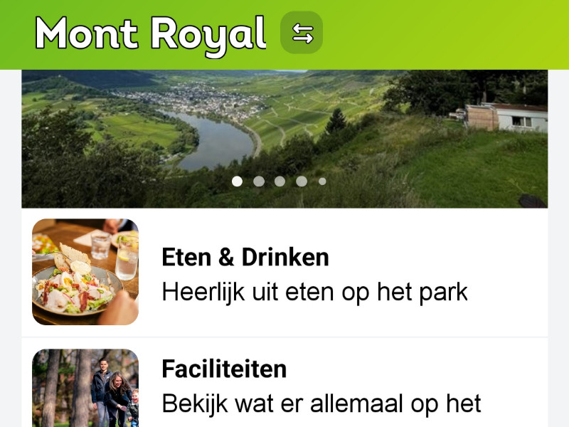 De Landal app