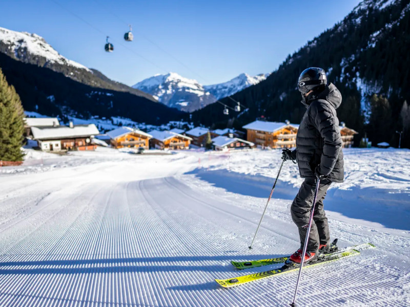 Skipiste bij Landal Hochmontafon Skipiste bij Landal Hochmontafon