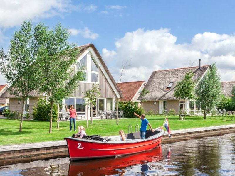 De mooie huisjes bij Landal Waterpark Terherne
