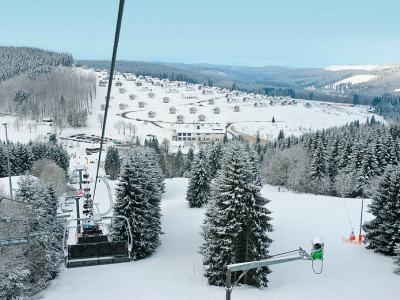 landal winterberg in de sneeuw