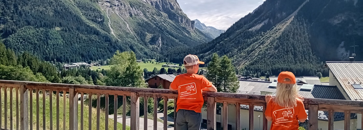 Le Hauts de la Vanoise, uitzicht vanaf de voorzijde over Pralognan