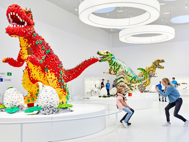 Prachtige dino's in het LEGO House