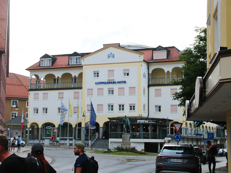 Het Luitpoldpark-Hotel in Füssen