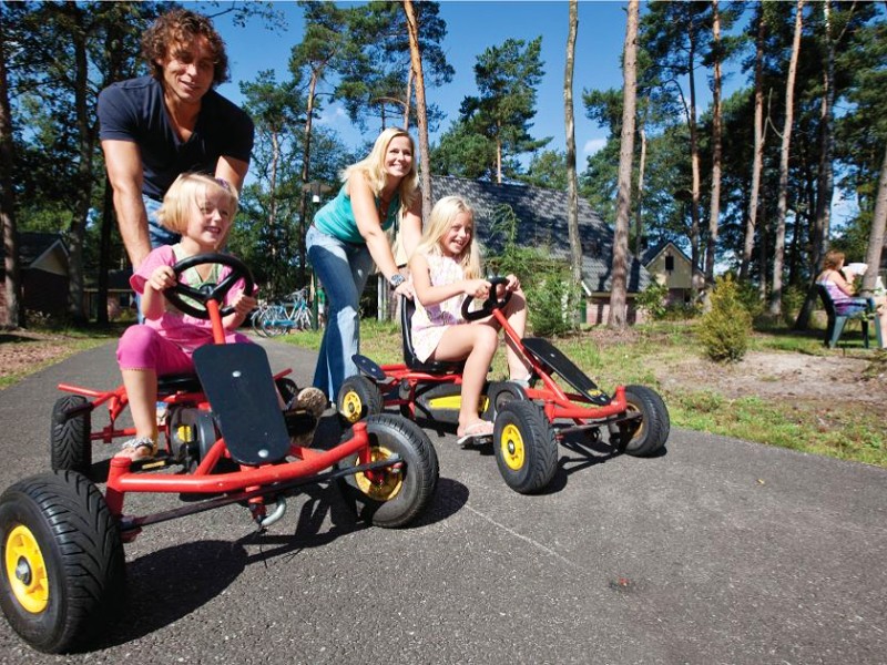 Op de skelter bij Bospark Lunsbergen