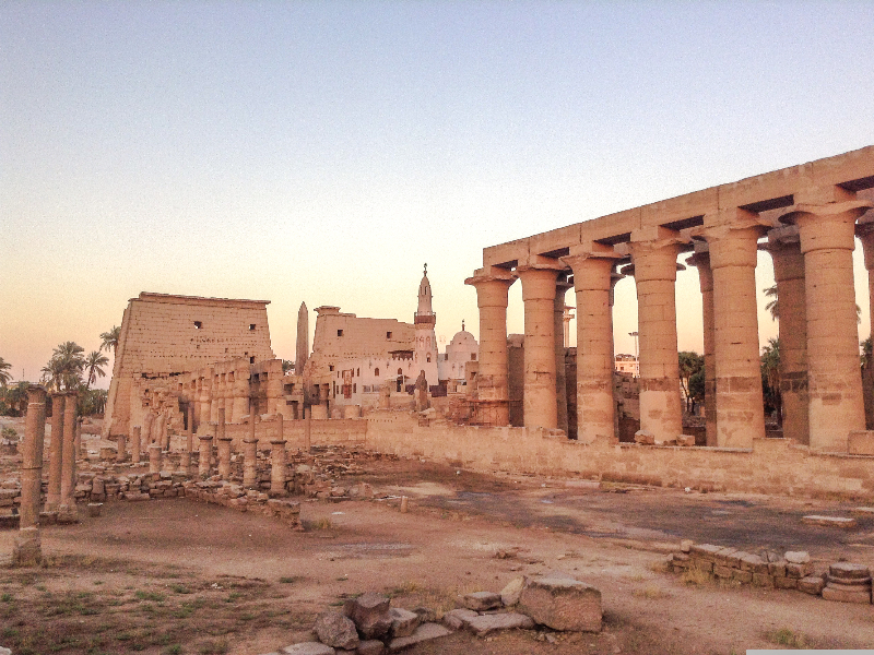 Het beroemde Luxor in Egypte