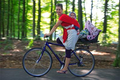 trek de wol over de ogen Stroomopwaarts behalve voor mijn vrouw en dochter op de fiets