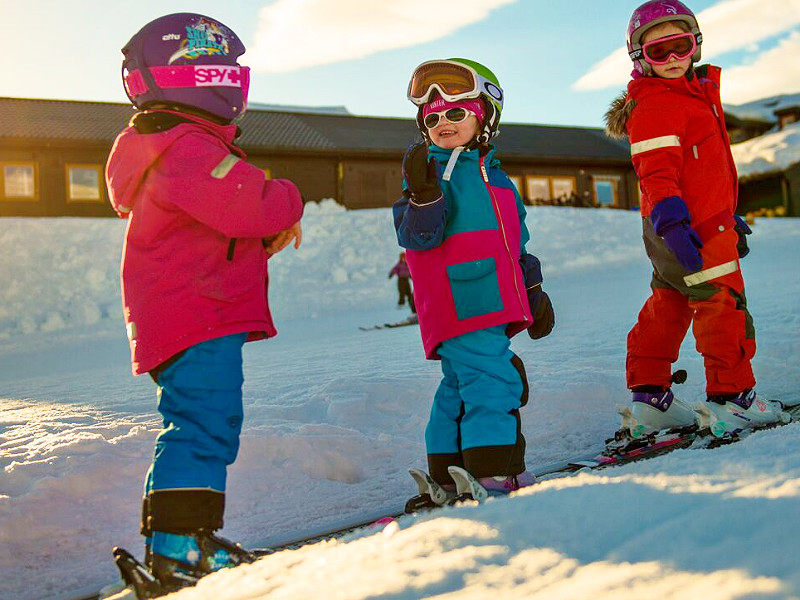 Kids op de lopende band bij de skiles