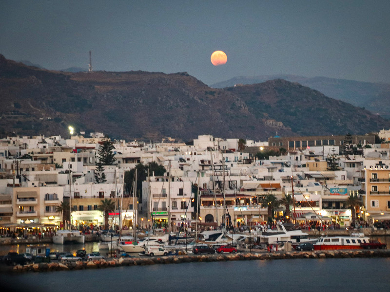 Naxos vanaf het water