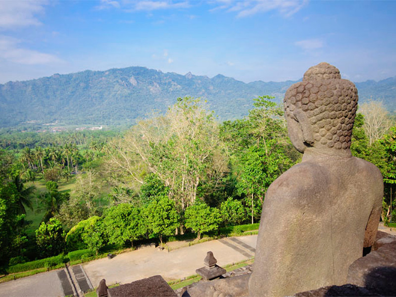 de Borobudur op Java