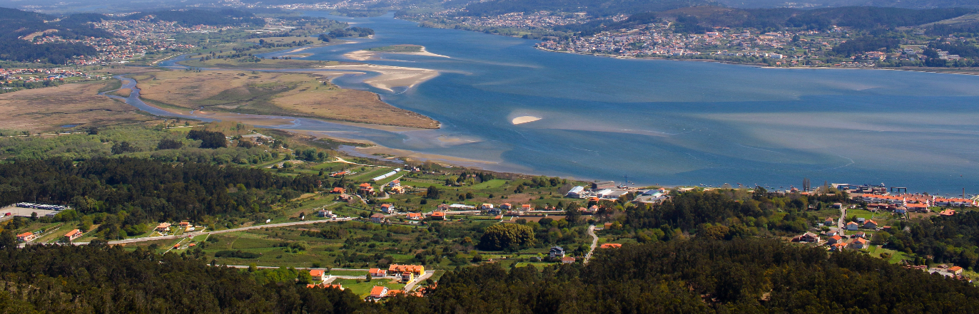 Uitzicht over Minho in Noord Portugal waar de Quinta te vinden is.