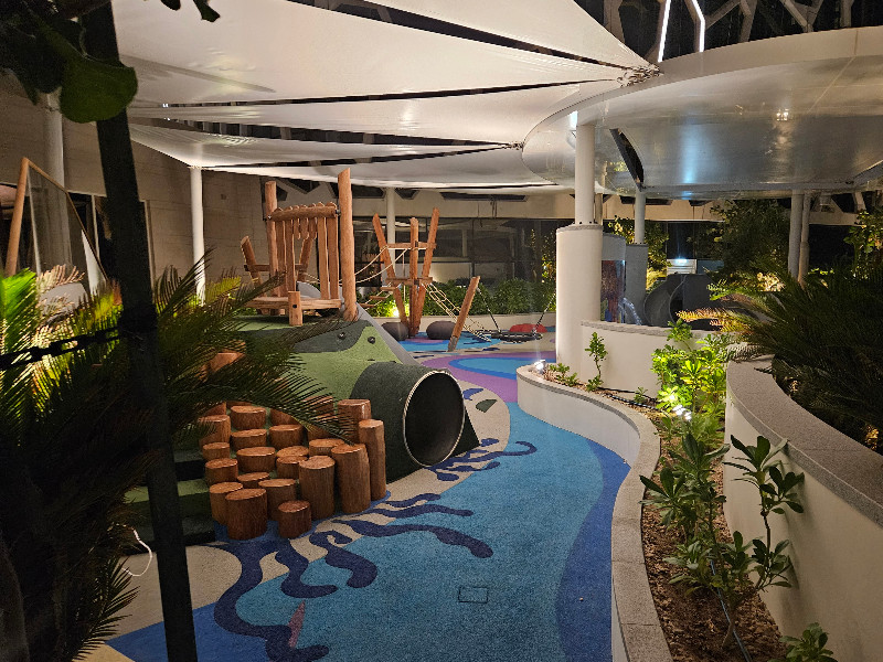 Speeltuintje voor de kleintjes bij Rosewood Doha