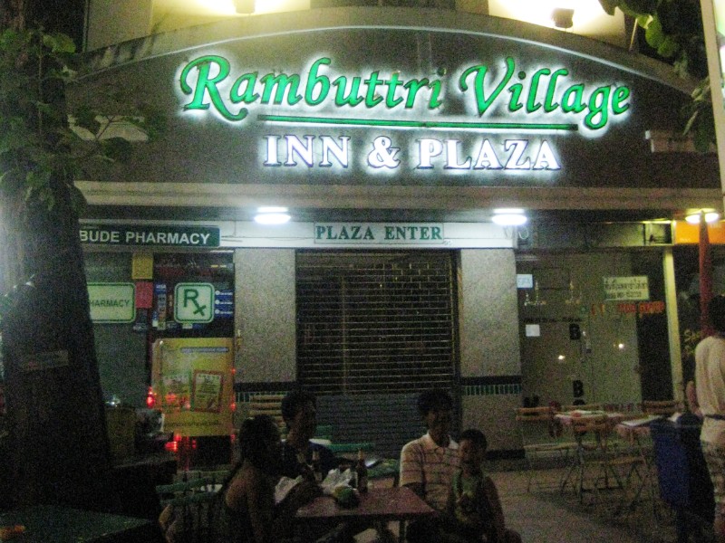 Prima budget hotel: Rambuttri village in Bangkok