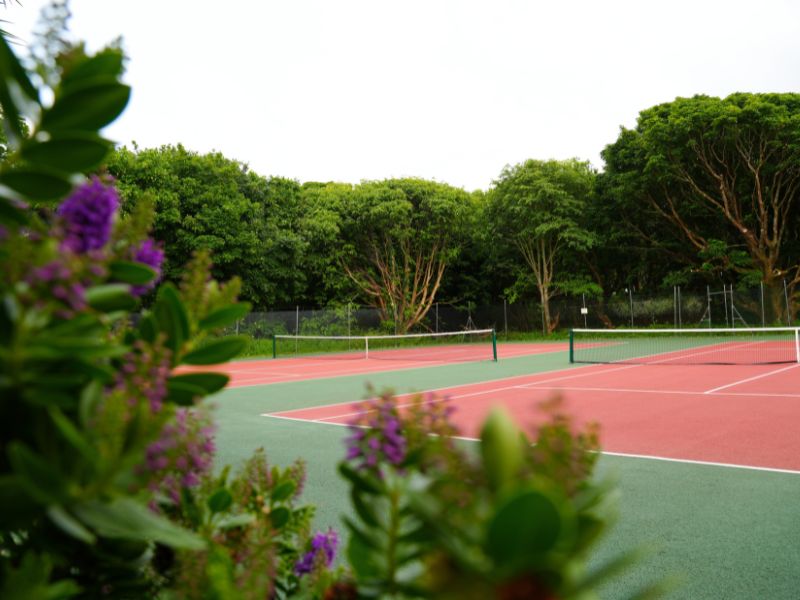 Renvyle House Hotel aan de atlantische oceaan heeft tennisbanen en een verwarmd buitenzwembad