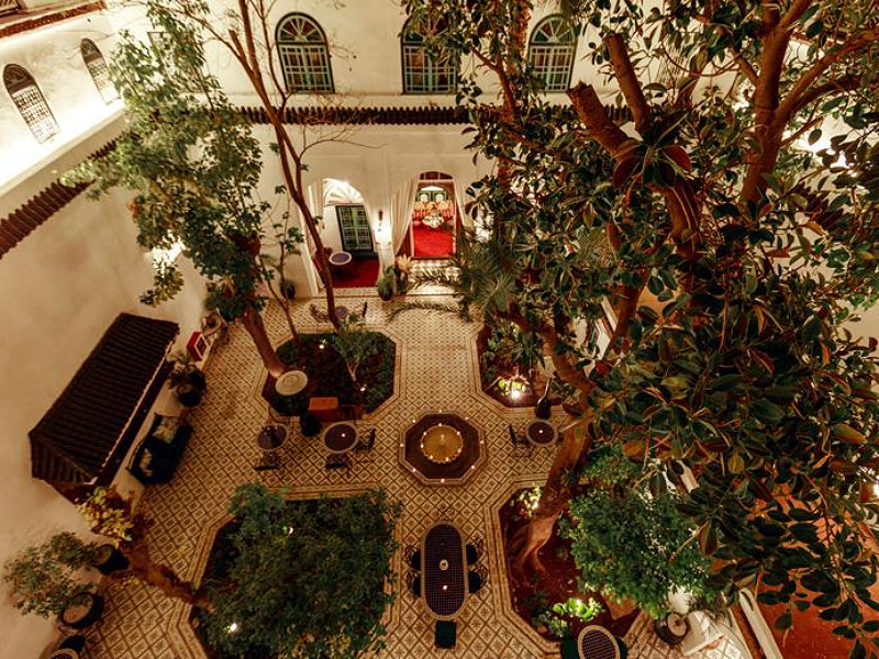 Bijzonder plekje om te overnachten in Marrakech is Riad Catalina