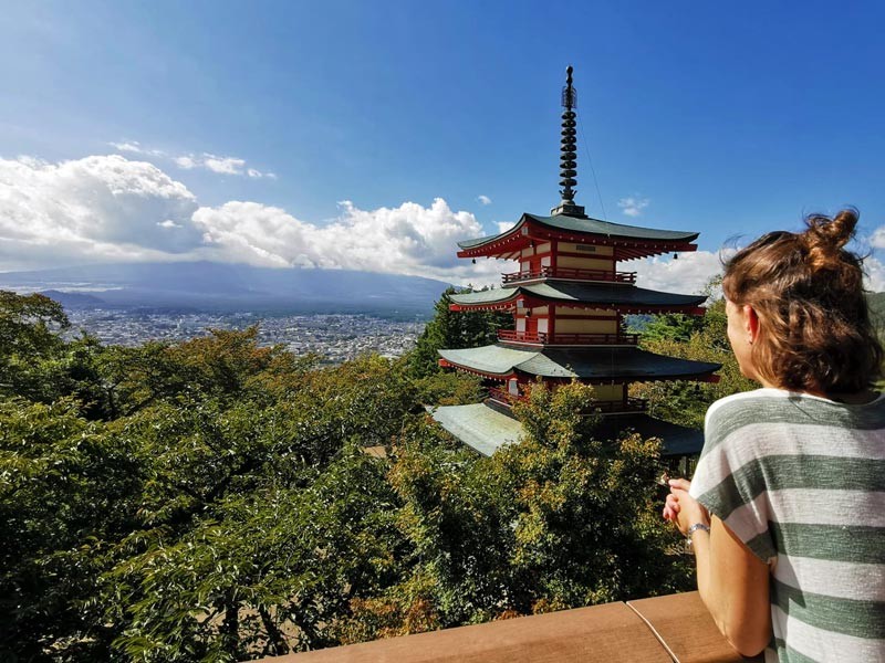 uitzicht fuji