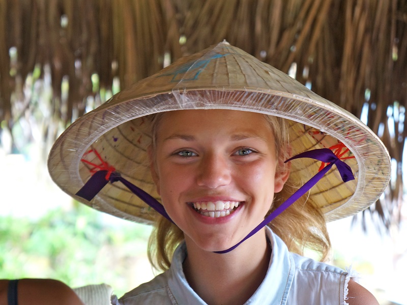 Riksja Family in Vietnam