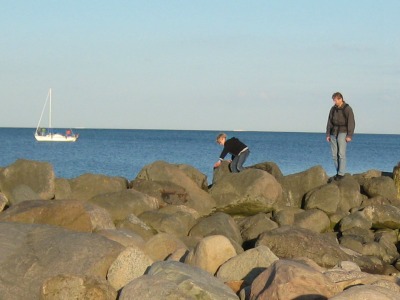 Rotsklimmen aan de Oostzeekust