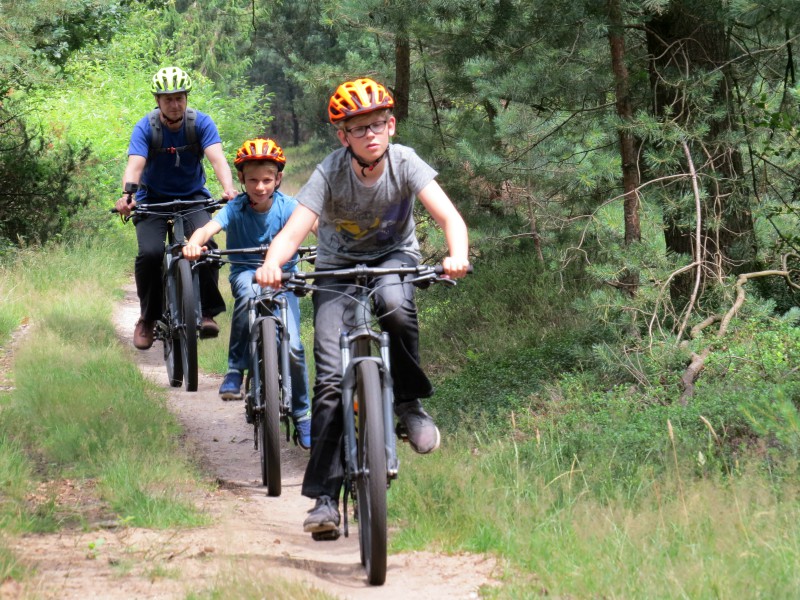 Mountainbiken met op de Heuvelrug