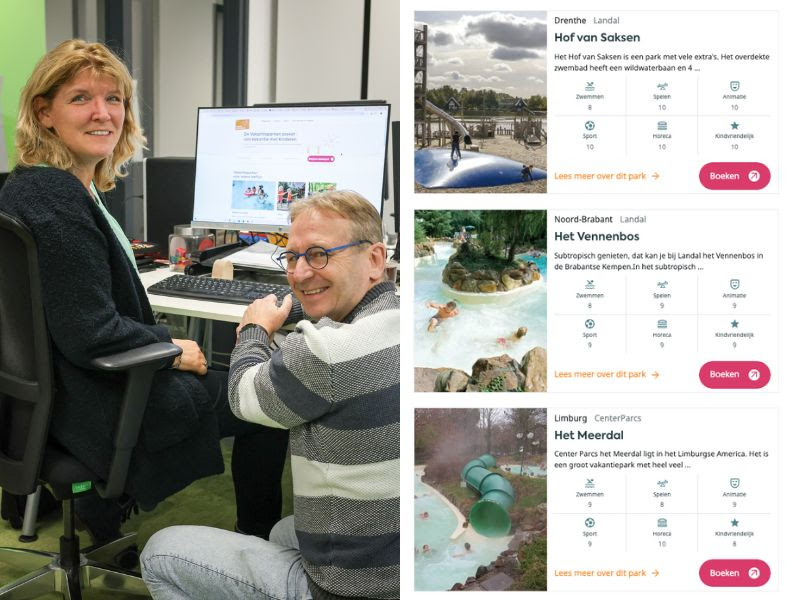 Sabine en Patrick samen aan het werk