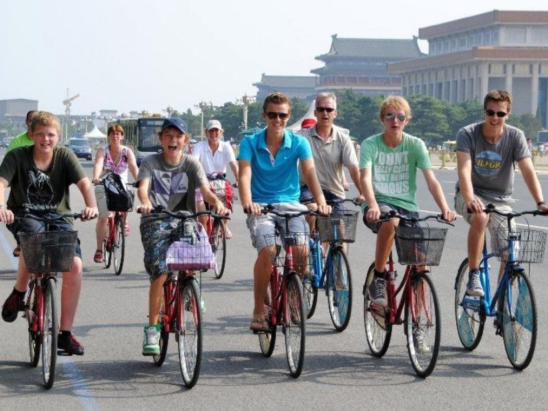 Fietsen door Bejing