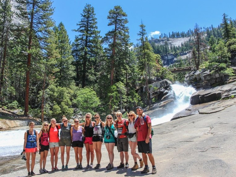 Met de Sawadee groep in Yosemite