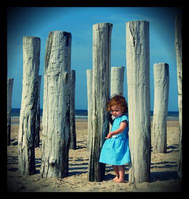 Schelpjes zoeken op het strand van Domburg