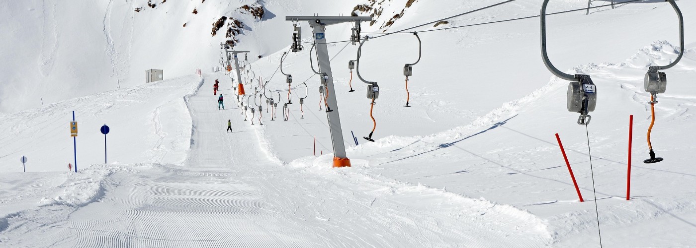 Sleeplift in Rifflsee in de Oostenrijkse Ski Amadé