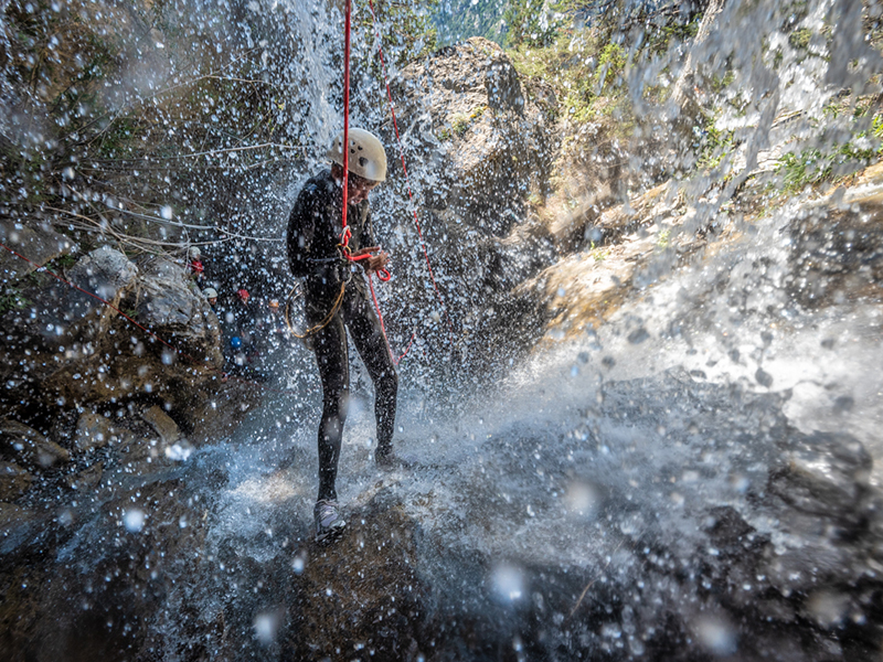 Canyoning voor kinderen in Frankrijk