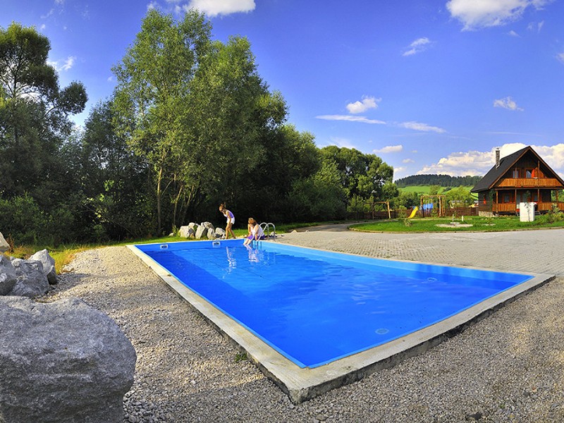 het zwembadje van Camping Sojka Resort