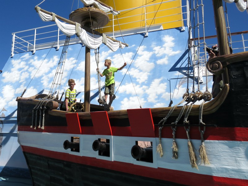 Behalve animatie, is er ook een speelschip, een speelkasteel en nog veel meer