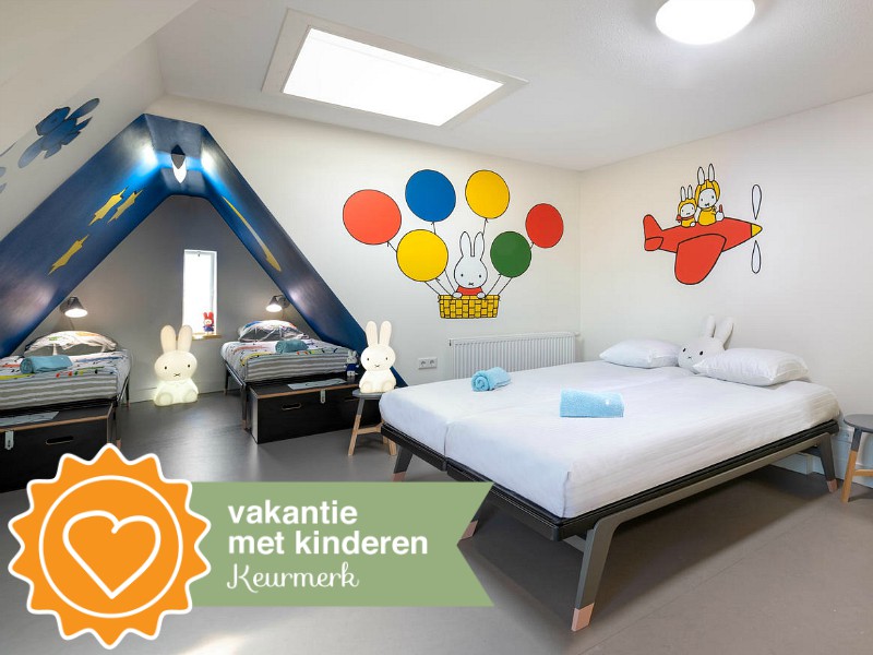 De nijntjekamer in Stayokay Utrecht met Vakantie met Kinderen Keurmerk