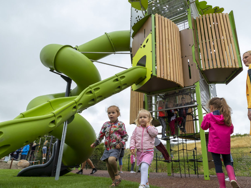 Speeltuin op strandpark Vlugtenburg.