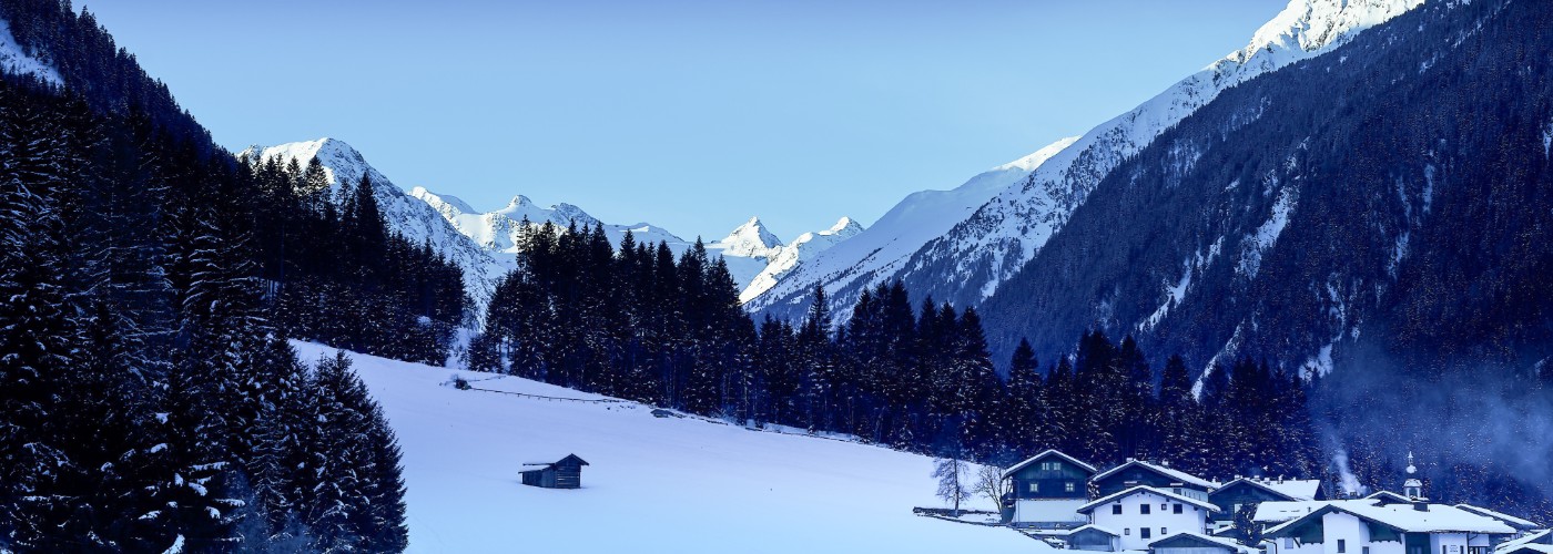 Het Stubaital in de ochtend
