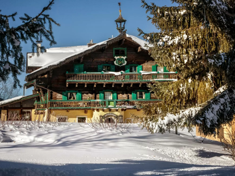 Het charmante kindvriendelijke hotel Unterhof direct aan de piste van Filzmoos