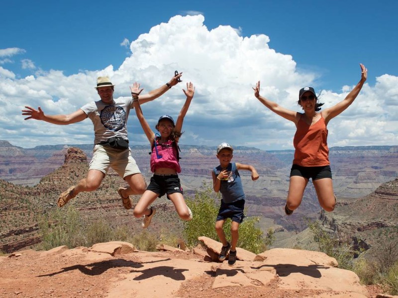 gezin grand canyon