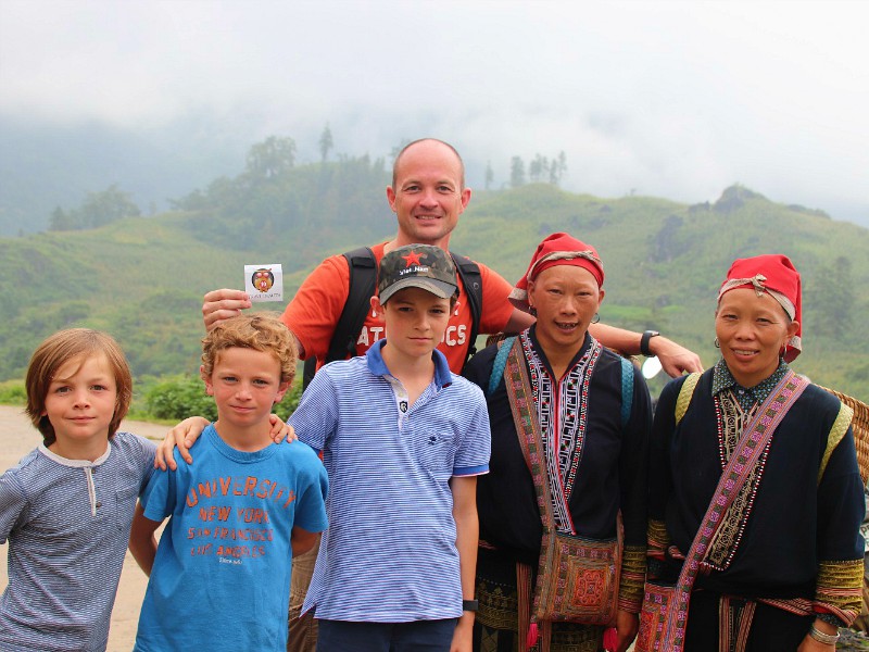 Met de kids in Sapa