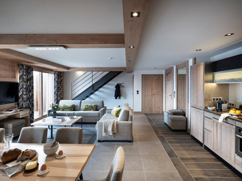 De heerlijk luxe en gezinsvriendelijke Alpen Lodge appartementen bij La Rosiere
