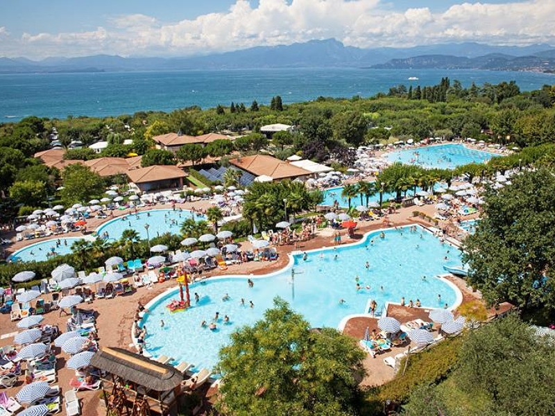 Waterparadijs van camping Piani di Clodia.