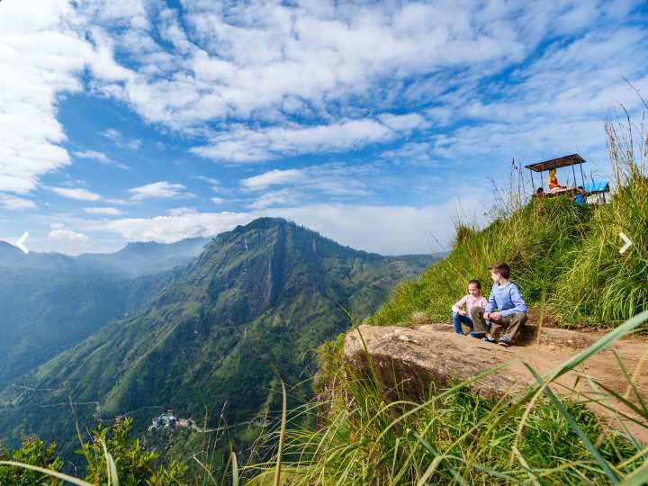 Familierondreis door Sri Lanka, kids bij uitzicht