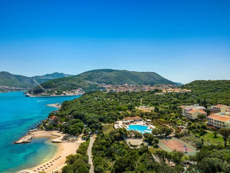 Heerlijk bijkomen in het zonnetje, vlak bij de oude stad van Dubrovnik