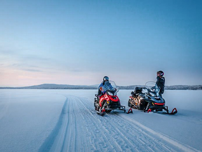 TUI sneeuwscootertocht in Lapland in de sneeuw