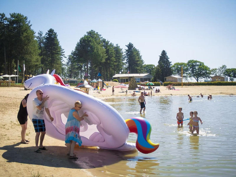 Plezier op het strandje bij Tulderheyde