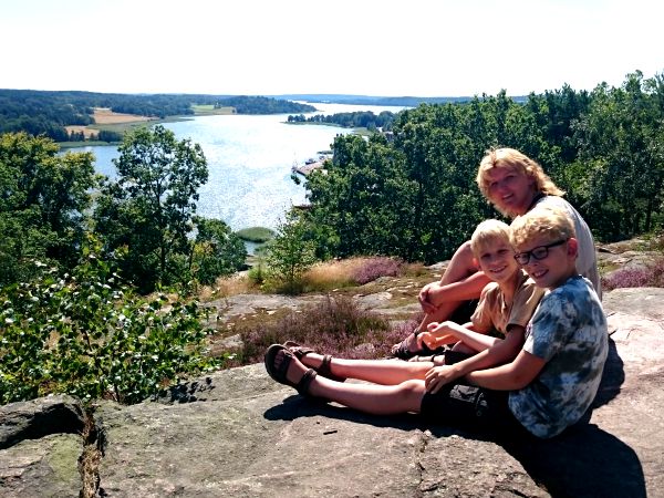 Uitzicht op de mooie Zweedse Oost-kust