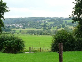 Uitzicht op het Limburgse heuvelland