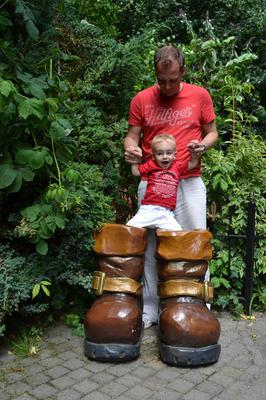 lekker maf doen met papa!