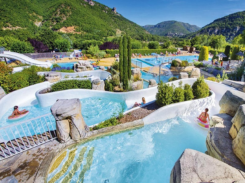 Glijbanen bij camping Val de Cantobre