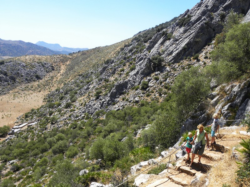 Wandelen in de bergen van Andalusië