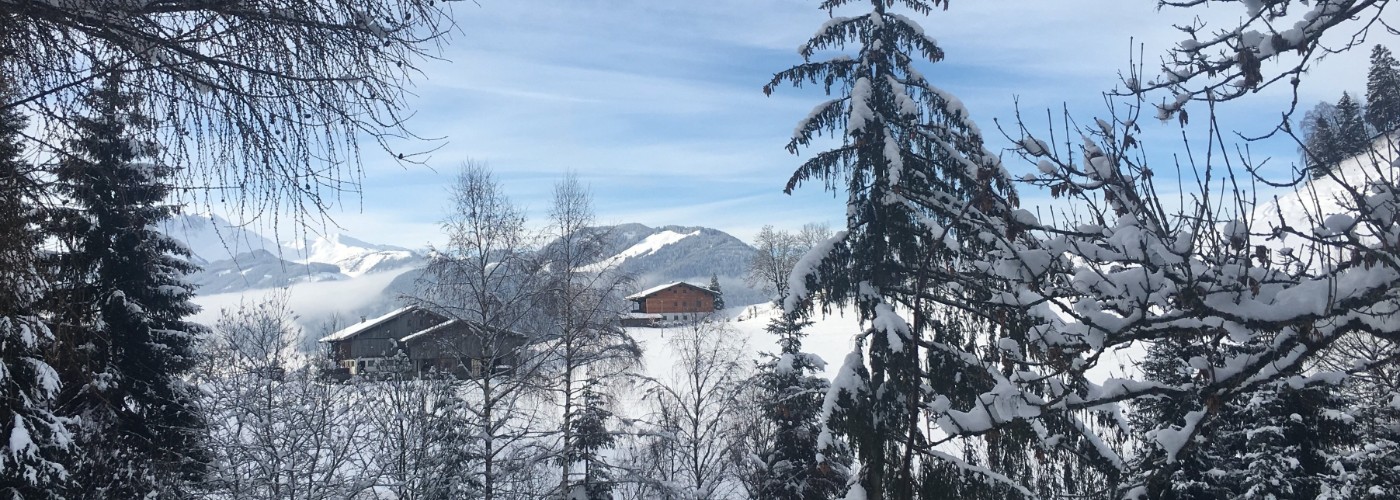 Een mooi winters plaatje in het Alpbachtal, onderdeel van de Oostenrijkse Ski Juwel. Hier kunne gezinnen een fijne wintersportvakantie beleven!