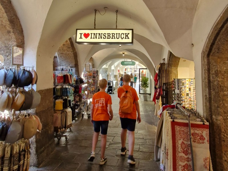 Shoppen in de gezelige Altstadt van Innsbruck